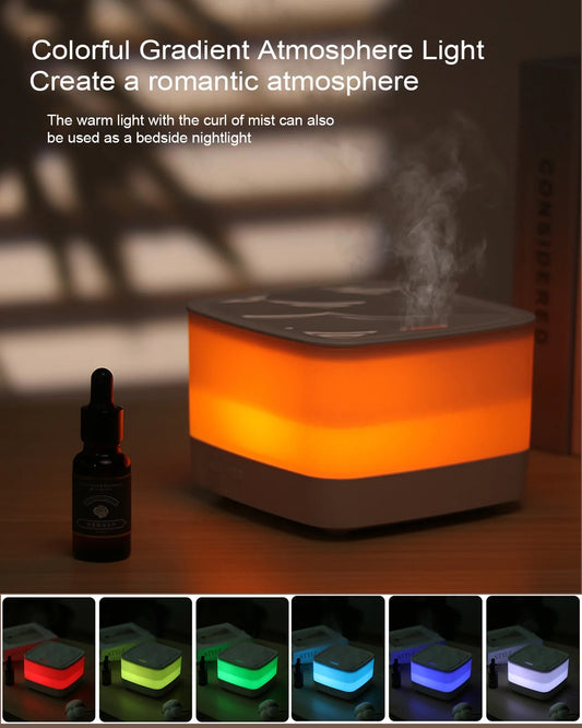 800Ml Upgraded Aroma Essential Oil Diffuser with with 10*10Ml Essential Oil and Remote Control for Large Room Home Office Car,Aromatherapy Fragrant Oil Air Humidifier Vaporizer for Gift