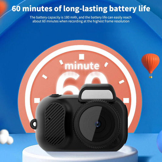 Mini Slr-Shaped 1080P Pocket DV Camera – Portable Body Cam, Action Camera with Display Screen, Loop Recording, & Filters