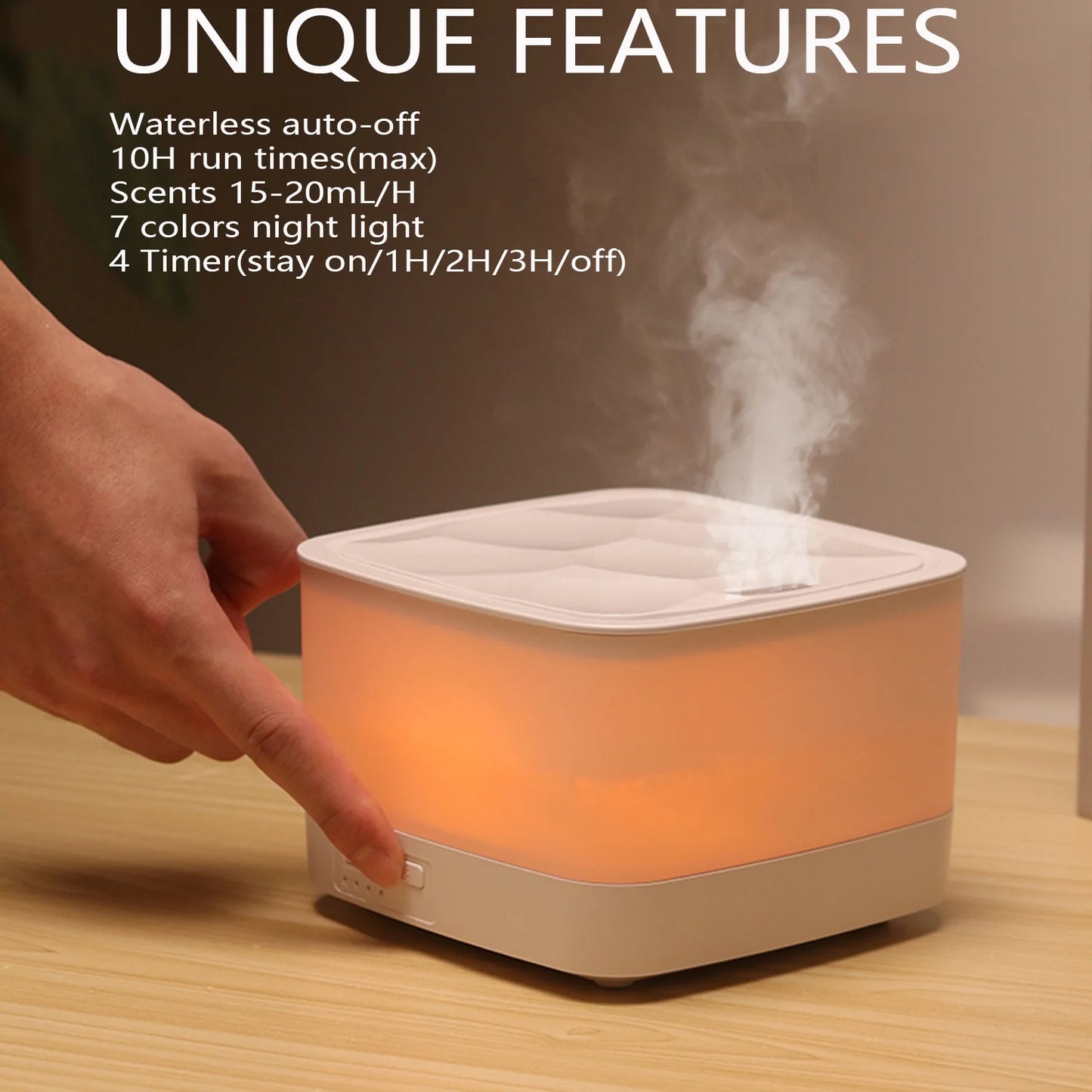 800Ml Upgraded Aroma Essential Oil Diffuser with with 10*10Ml Essential Oil and Remote Control for Large Room Home Office Car,Aromatherapy Fragrant Oil Air Humidifier Vaporizer for Gift